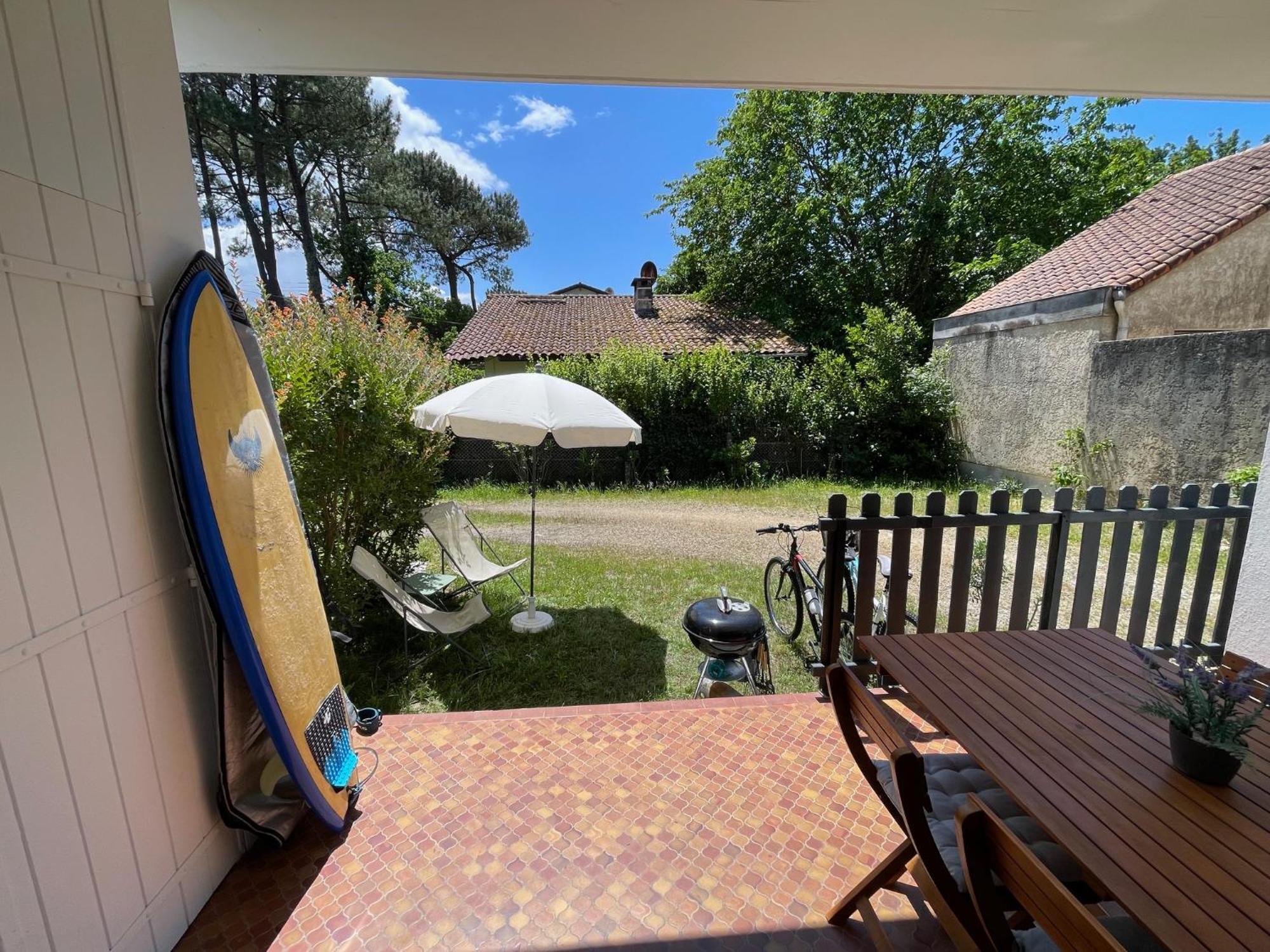 Appartement Avec Chambre, Terrasse Et Jardinet Proche Plage, Foret Pins, Piste Cyclable, Lac Mimizan-Plage Kültér fotó