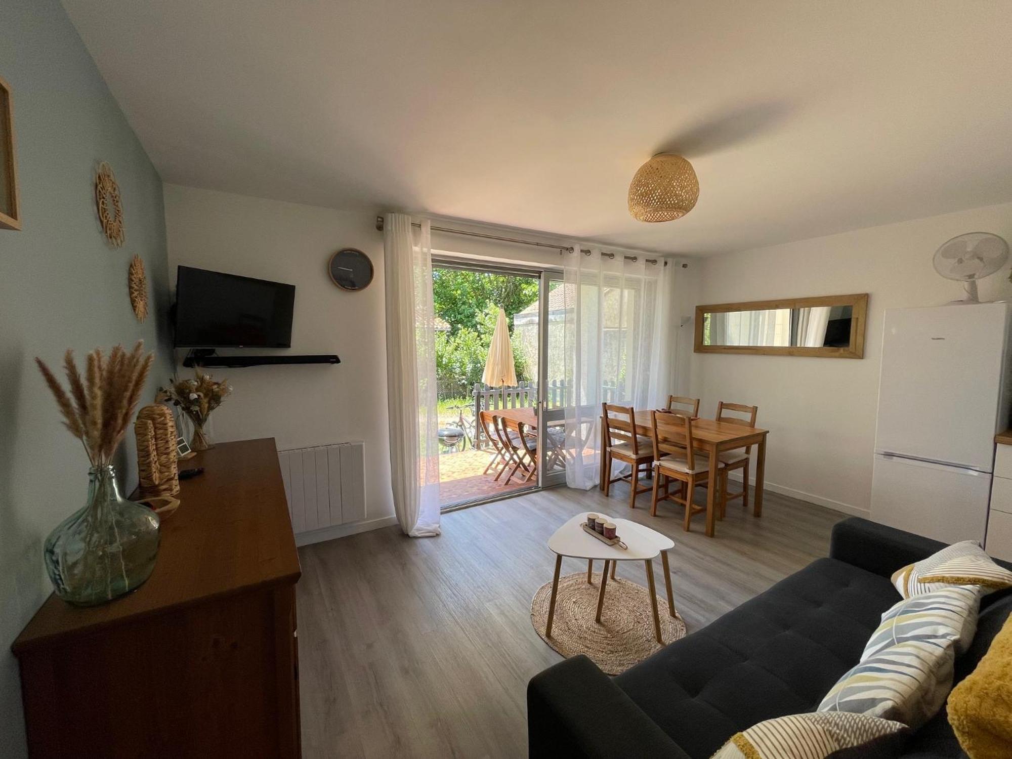 Appartement Avec Chambre, Terrasse Et Jardinet Proche Plage, Foret Pins, Piste Cyclable, Lac Mimizan-Plage Kültér fotó