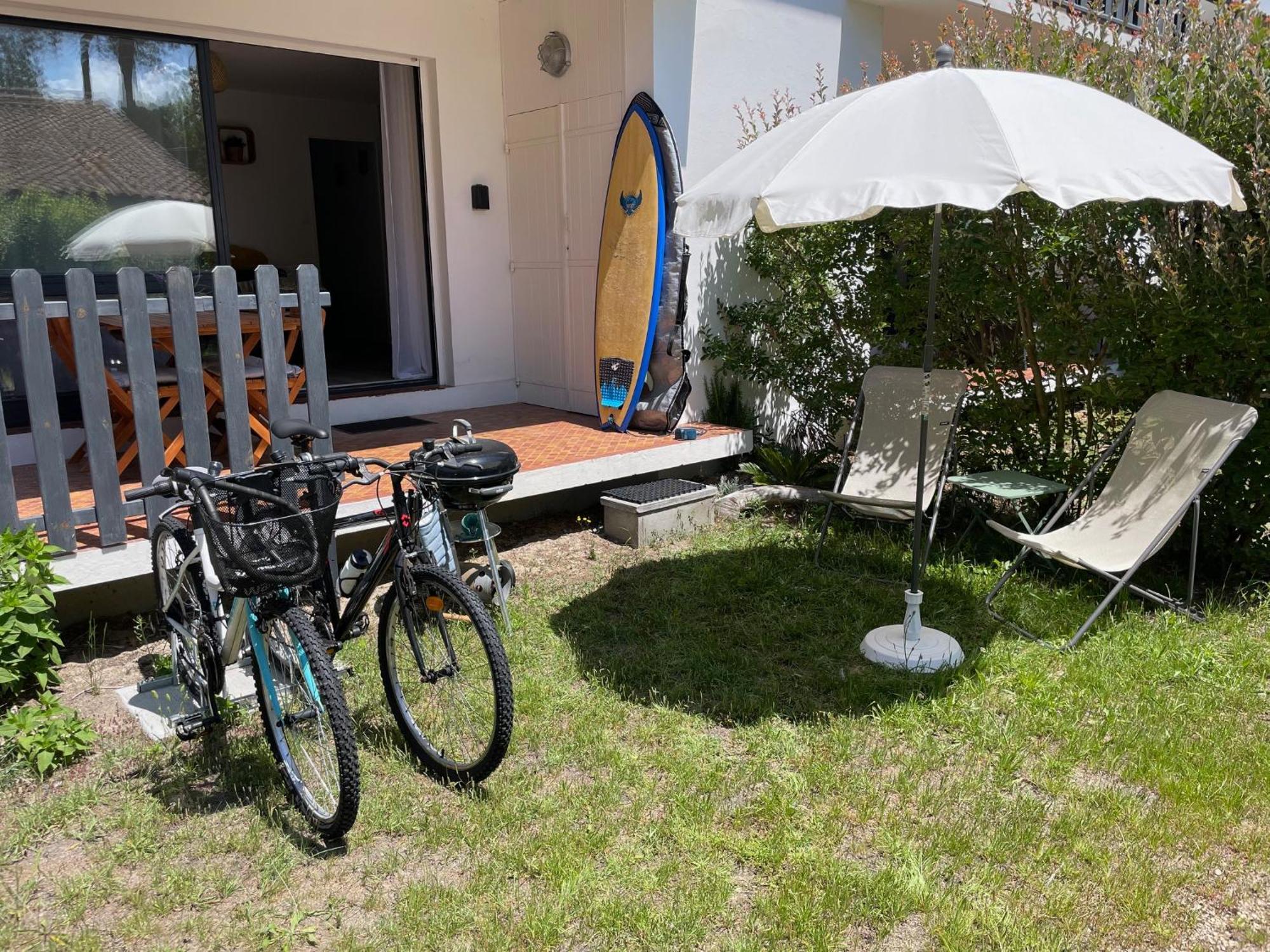 Appartement Avec Chambre, Terrasse Et Jardinet Proche Plage, Foret Pins, Piste Cyclable, Lac Mimizan-Plage Kültér fotó